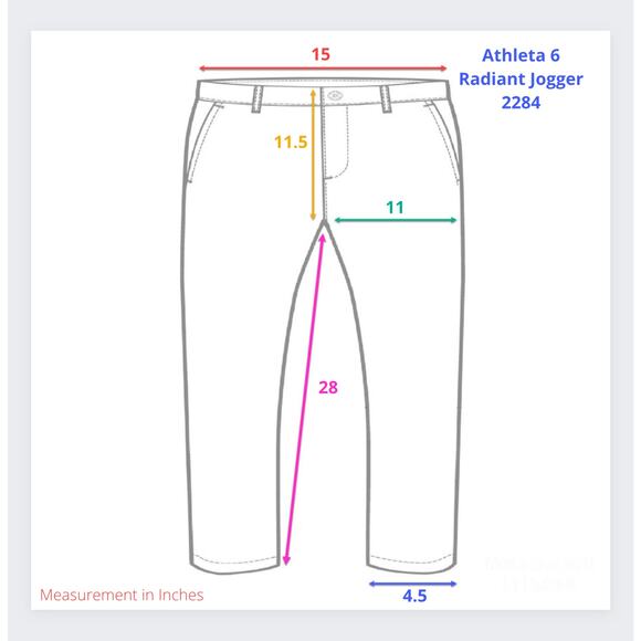 ATHLETA Radiant Jogger SIZE 6 Green Tapered Pants Snap Tab Ankle Cuffs - Picture 4 of 12